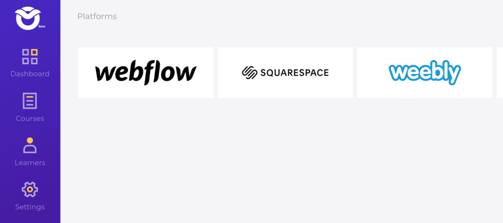Selecting Webflow for Owwlish integration