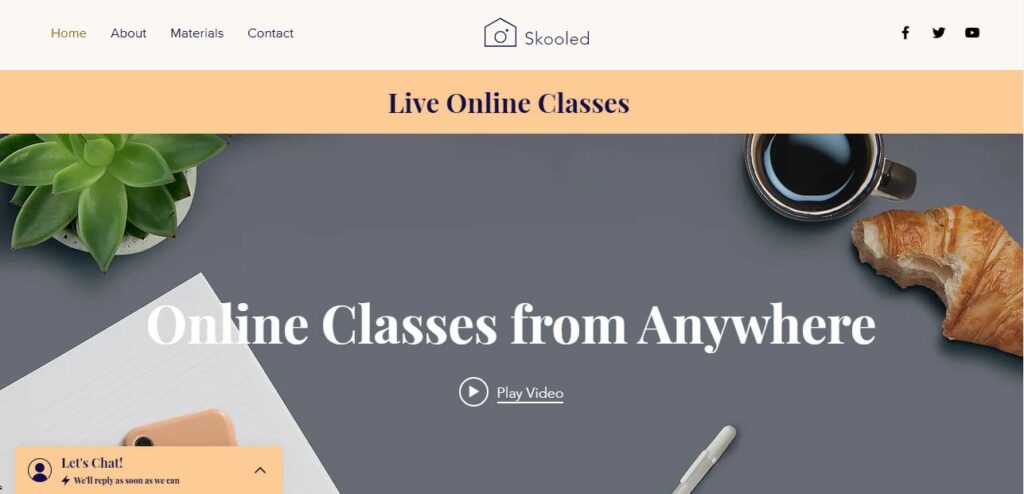 Create online courses on Wix