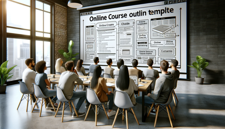 online course outline template